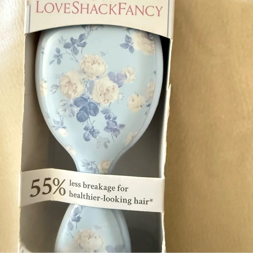 LoveShackFancy X  Wet Brush MINI Detangler Brush Everblooming Rosettes